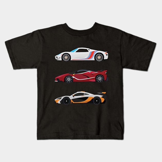 Hybrid Trinity R. Version Kids T-Shirt by Vertei